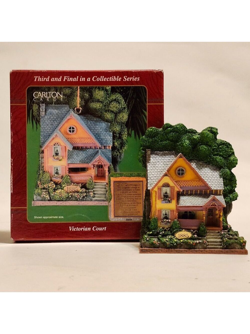 CARLTON Cards Victorian Court Series Ornament 1885 Queensgate